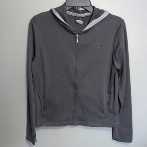 Women's Nike Gray Cropped Lightweight Jacket Size Small